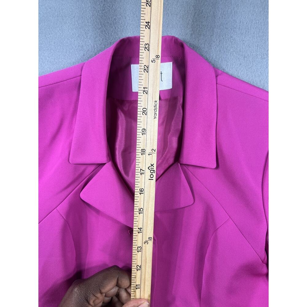Le Suit Petite 8P Pink Blazer Jacket Women Formal Suit Style P93120 - Picture 5 of 6